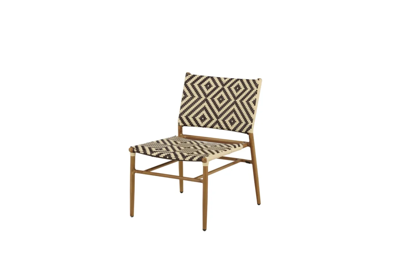 Fjôrd Fauteuil Calapan Aluminium Beige/bruin