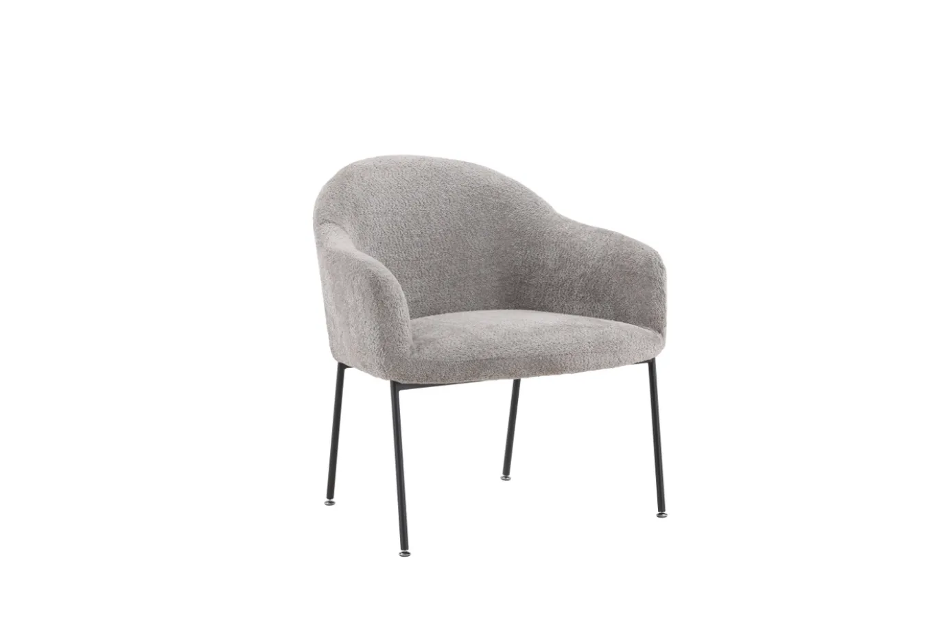 Fjôrd Fauteuil Catania Grijs Lichtgrijs Boucle