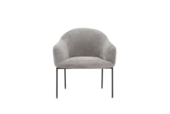 Fjôrd Fauteuil Catania Grijs Lichtgrijs Boucle