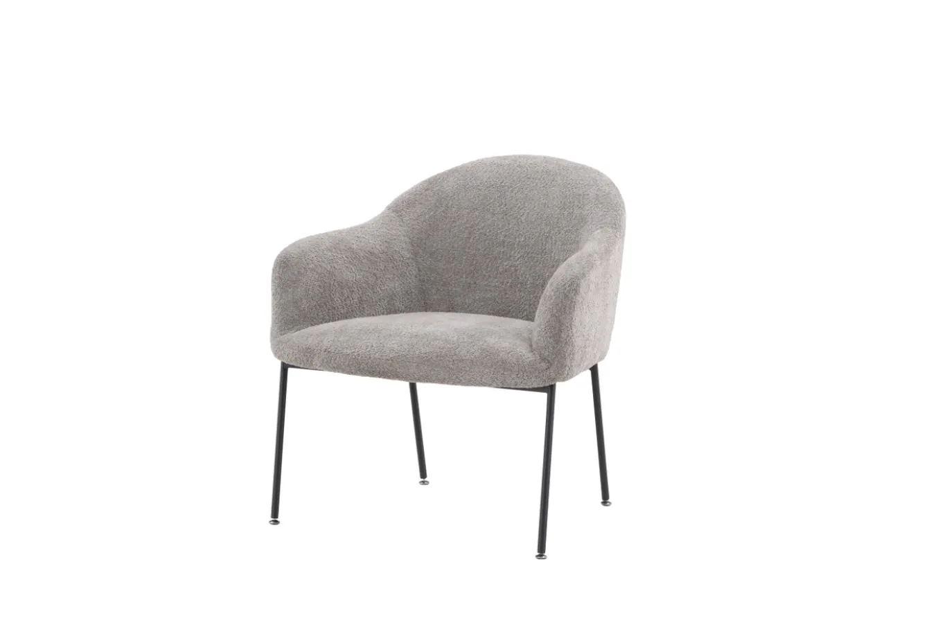 Fjôrd Fauteuil Catania Grijs Lichtgrijs Boucle