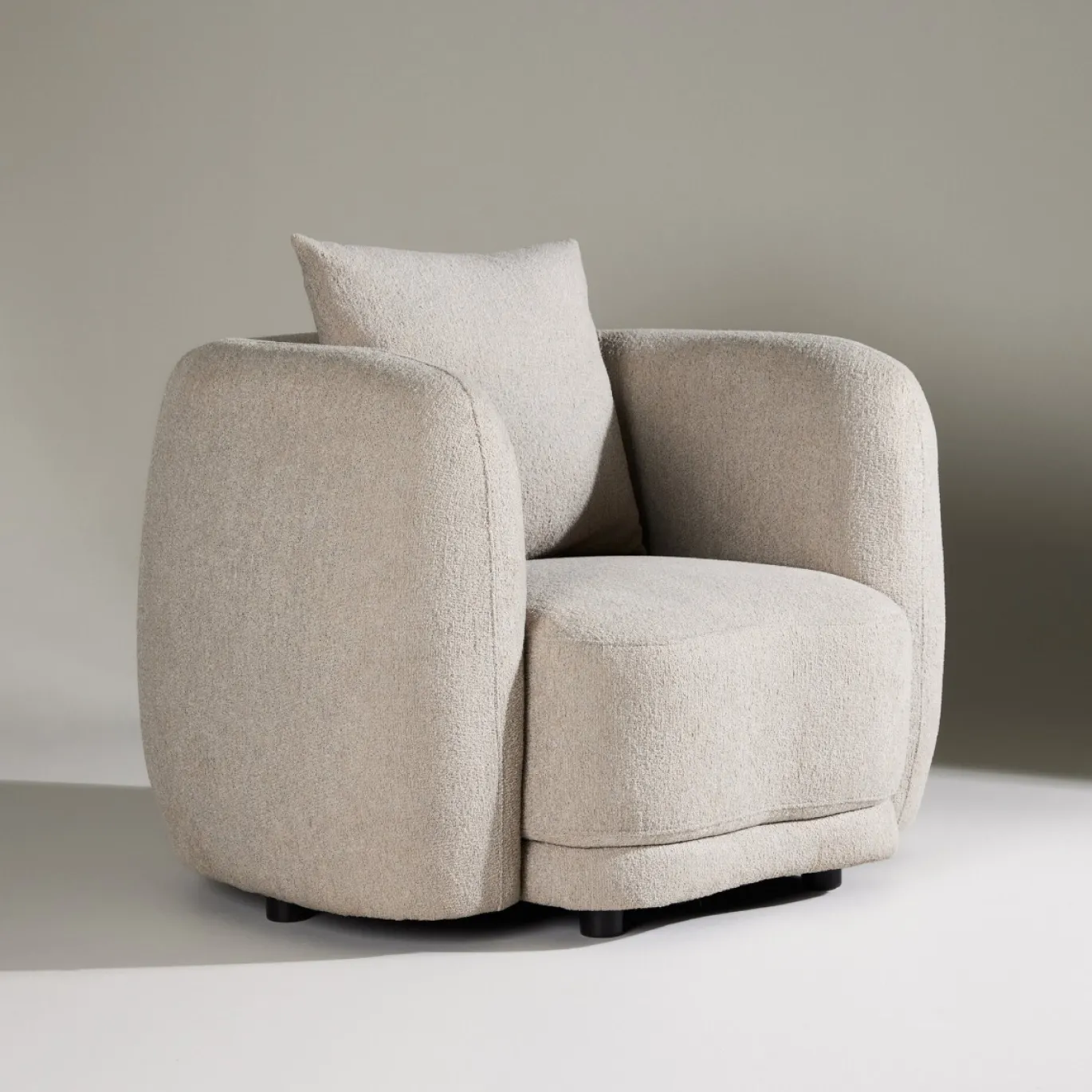 Fjôrd Fauteuil Cielo Beige Bouclé