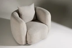 Fjôrd Fauteuil Cielo Beige Bouclé