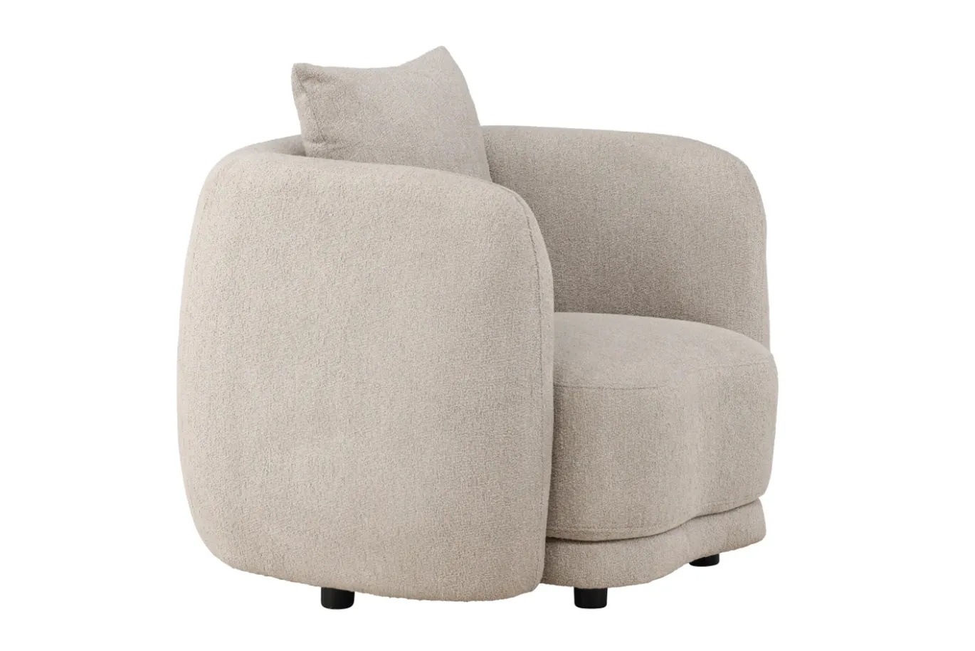 Fjôrd Fauteuil Cielo Beige Bouclé