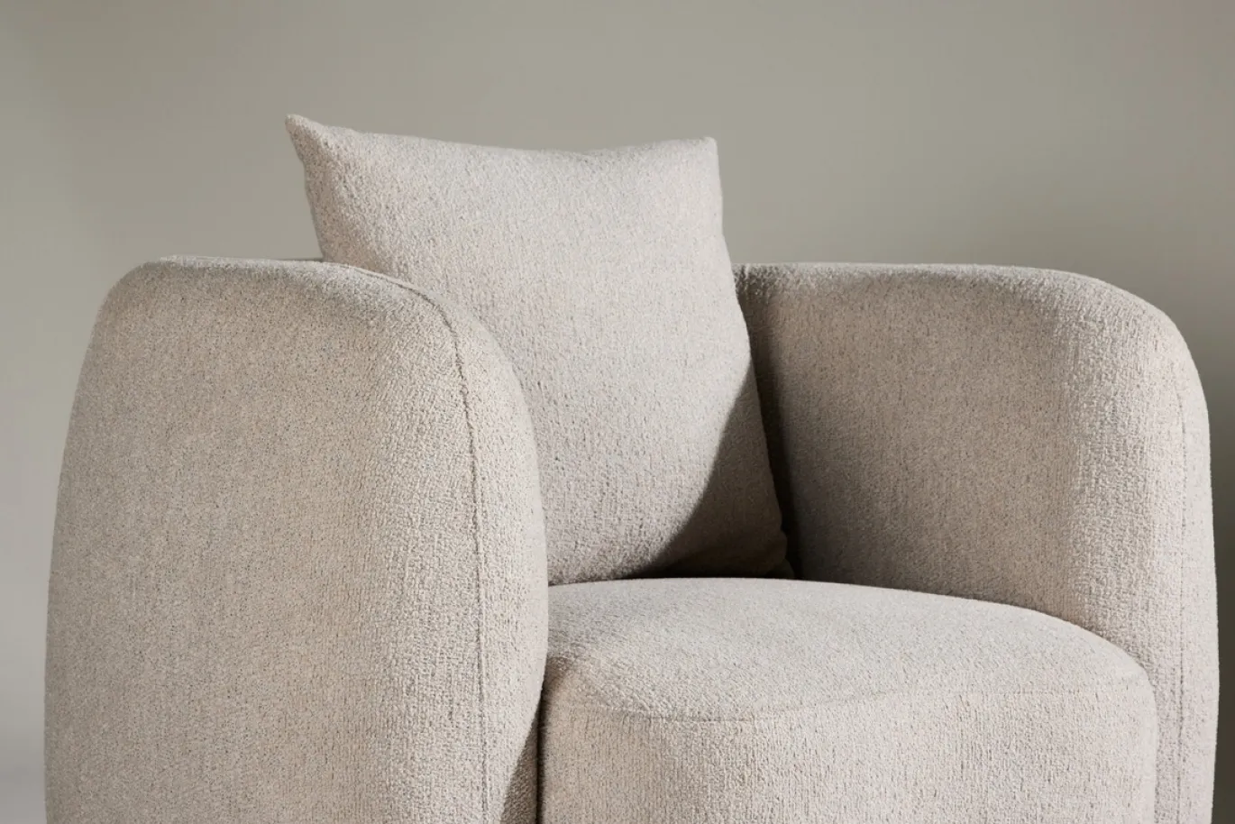 Fjôrd Fauteuil Cielo Beige Bouclé