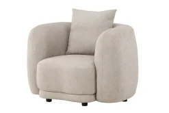 Fjôrd Fauteuil Cielo Beige Bouclé