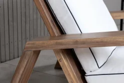 Fjôrd Fauteuil Daria Wire Brushed/Off White Kussen