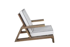 Fjôrd Fauteuil Daria Wire Brushed/Off White Kussen