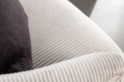 Fjôrd Fauteuil Derry Beige Ribstof