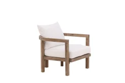 Fjôrd Fauteuil Erica Acacia Wire Brushed/Off White