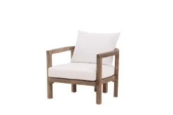 Fjôrd Fauteuil Erica Acacia Wire Brushed/Off White