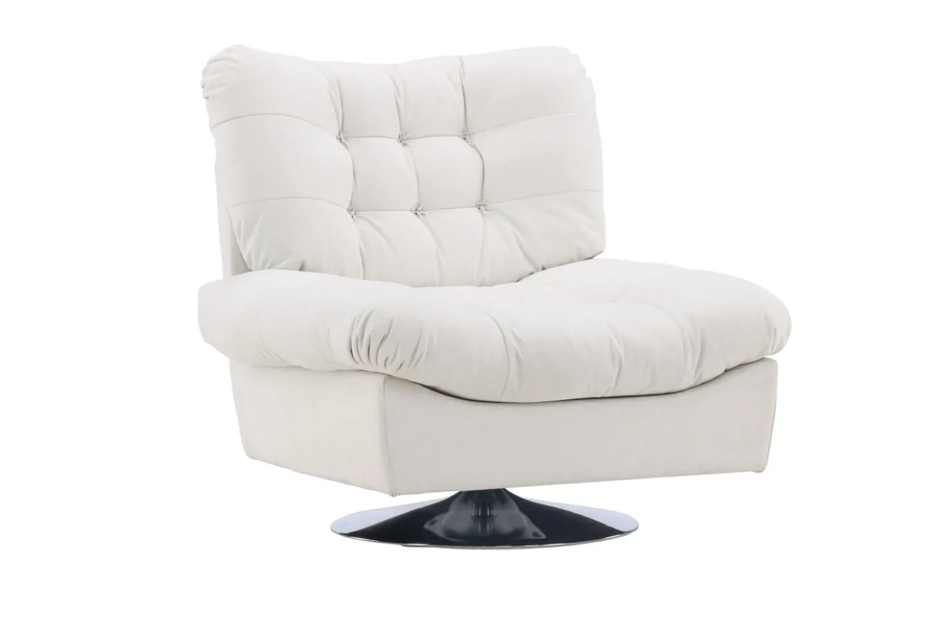 Fjôrd Fauteuil Florens Chrome Off White Stof