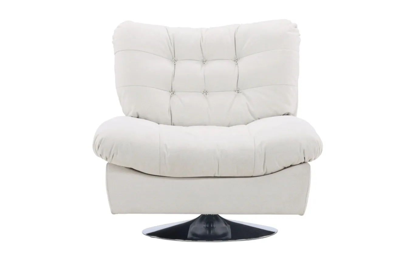 Fjôrd Fauteuil Florens Chrome Off White Stof