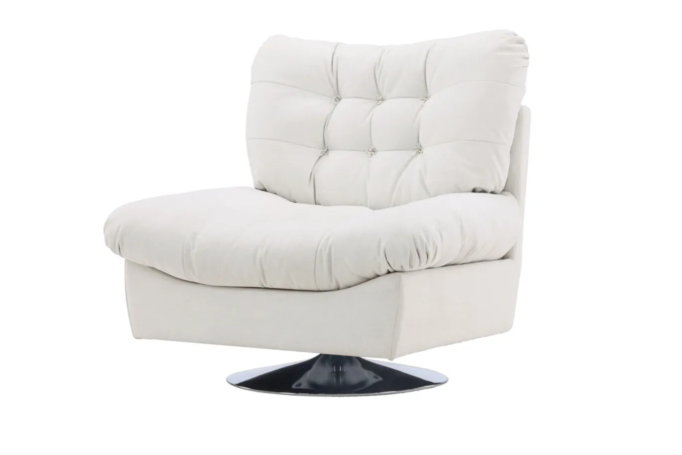Fjôrd Fauteuil Florens Chrome Off White Stof
