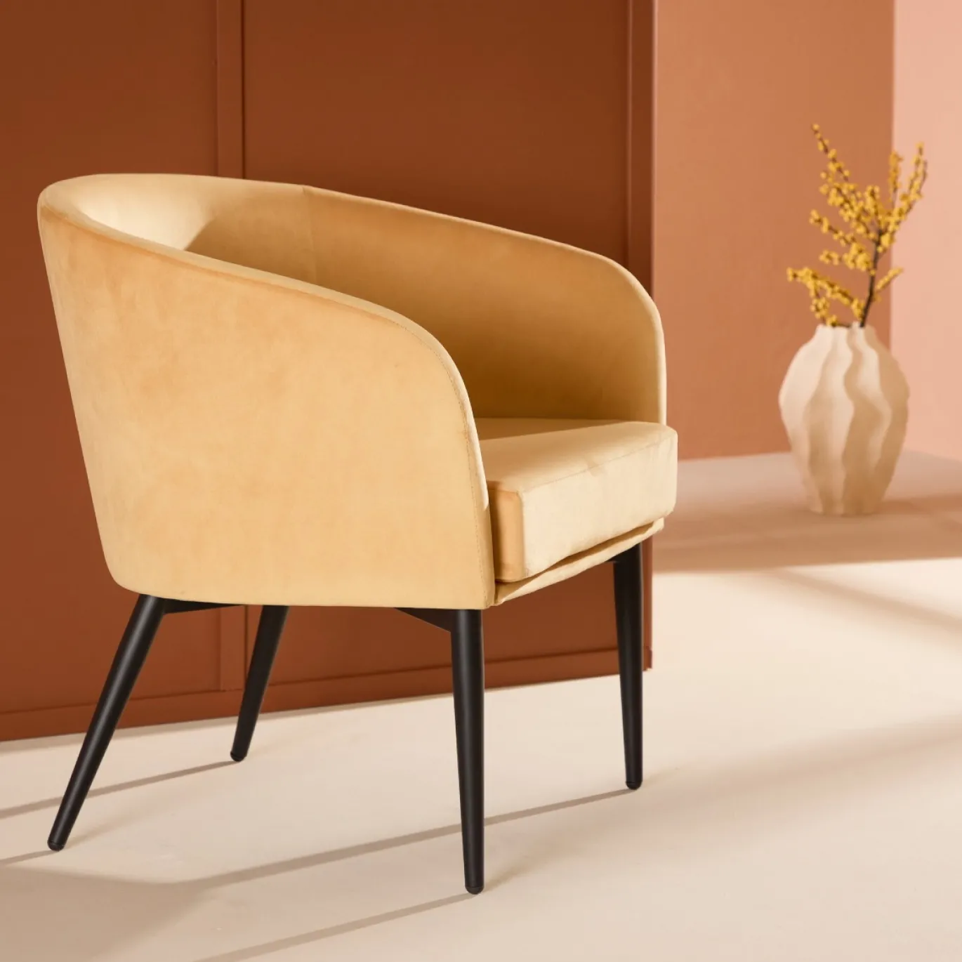 Fjôrd Fauteuil Fluffy Geel