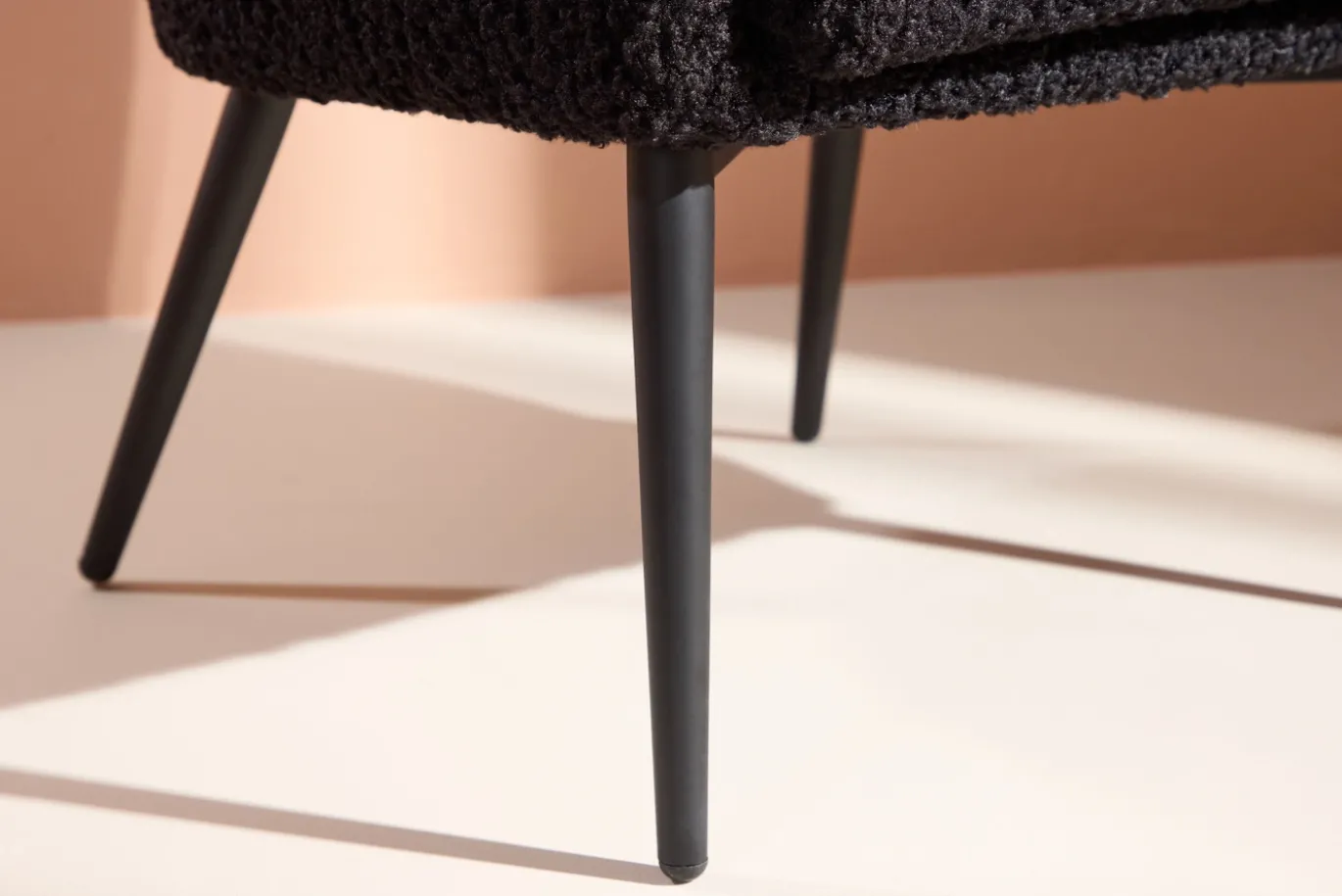 Fjôrd Fauteuil Fluffy Zwart