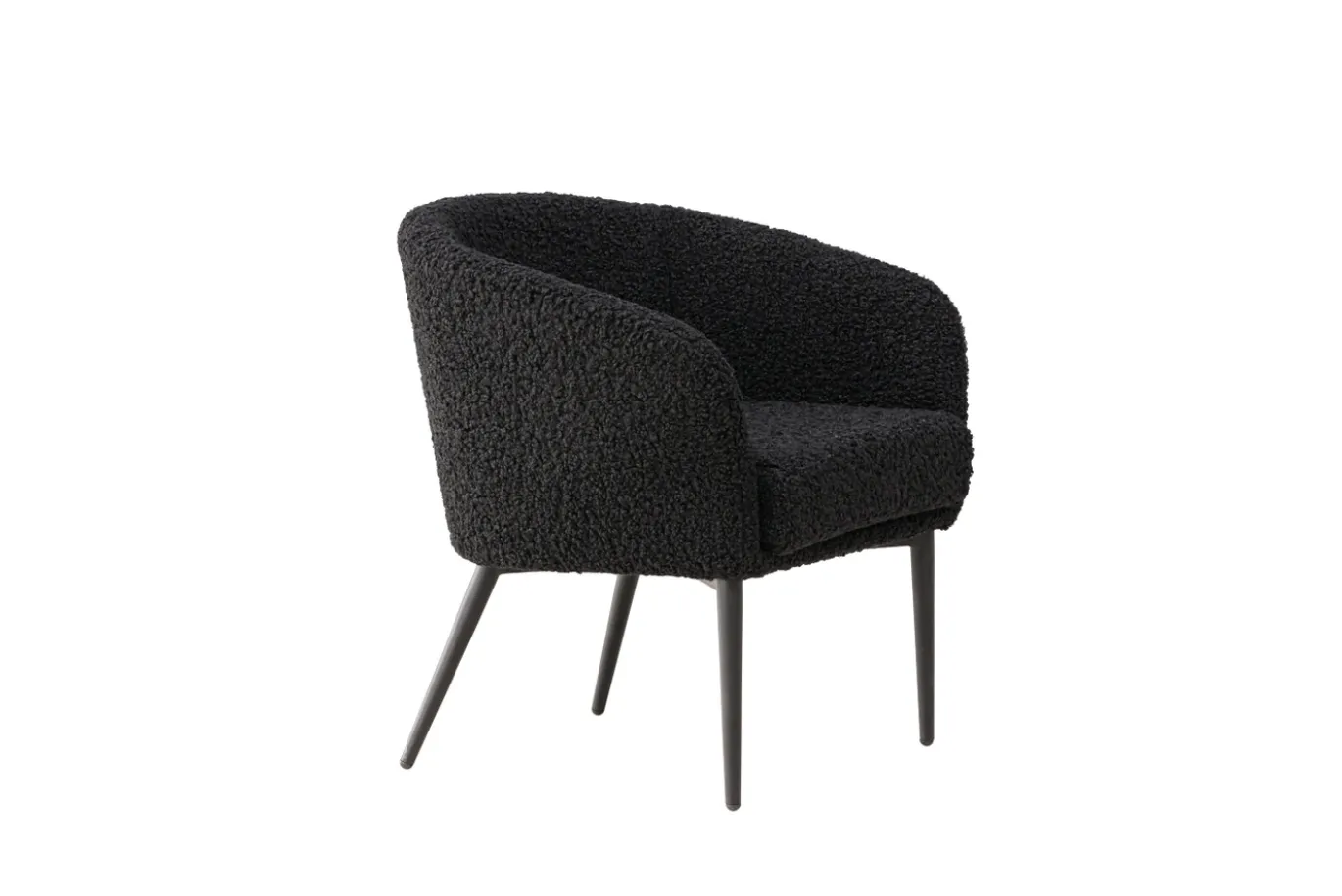 Fjôrd Fauteuil Fluffy Zwart