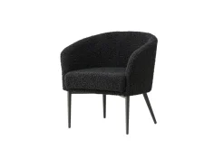 Fjôrd Fauteuil Fluffy Zwart