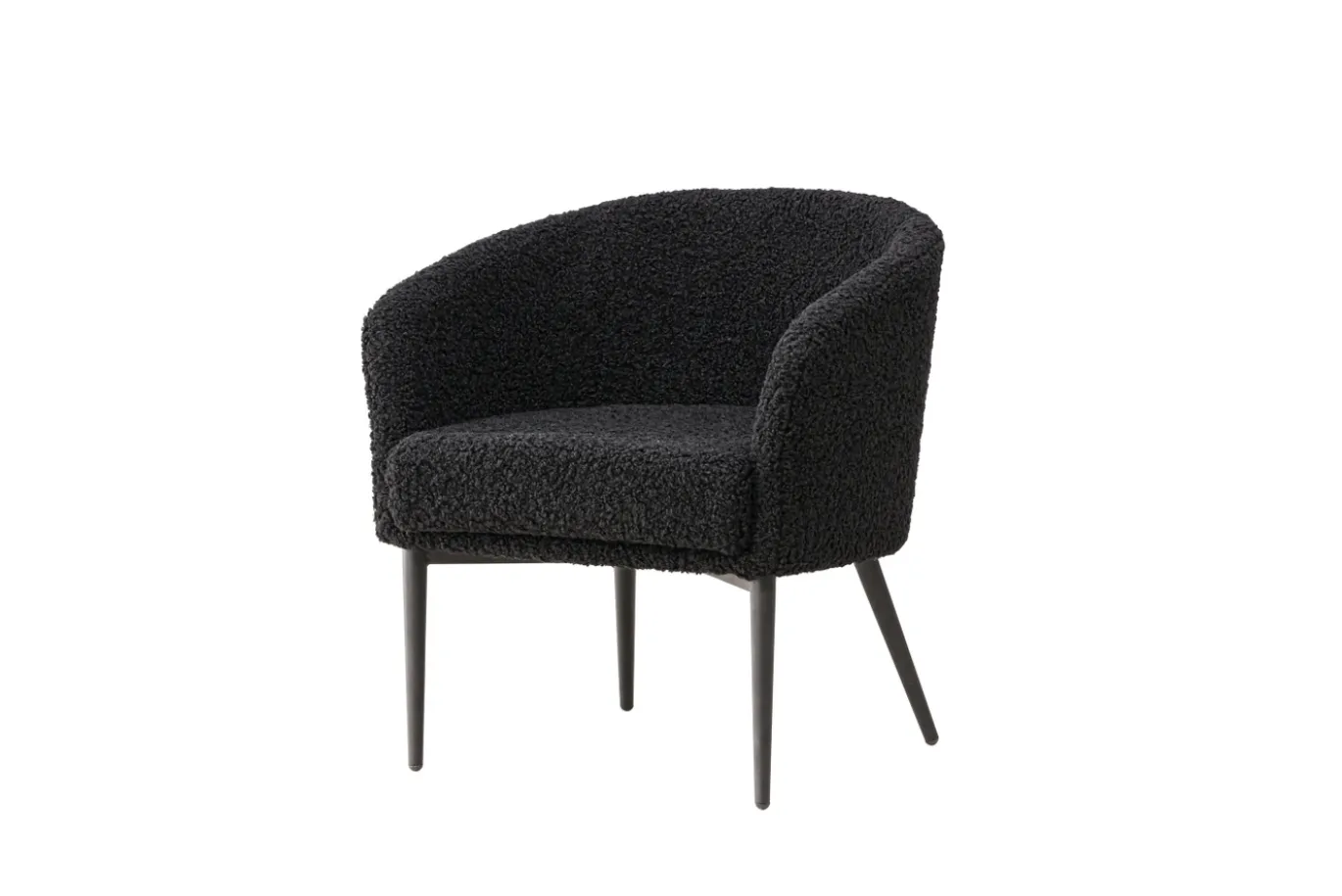 Fjôrd Fauteuil Fluffy Zwart