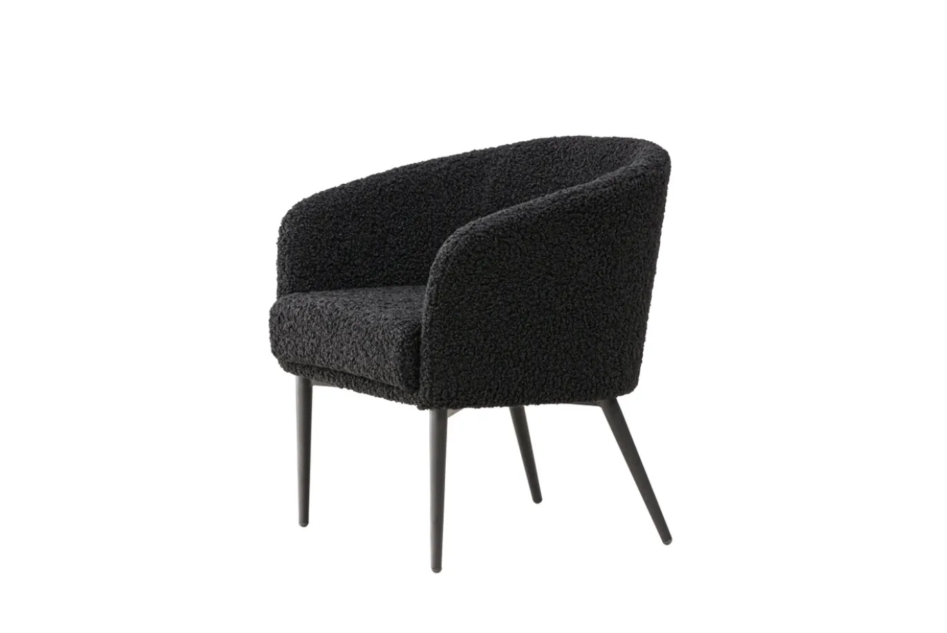 Fjôrd Fauteuil Fluffy Zwart