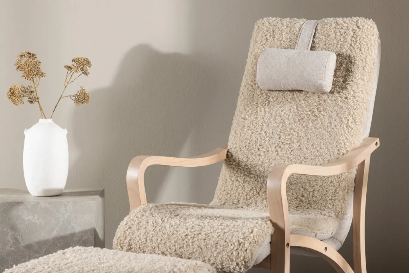 Fjôrd Fauteuil Fårö Houtlook Zand