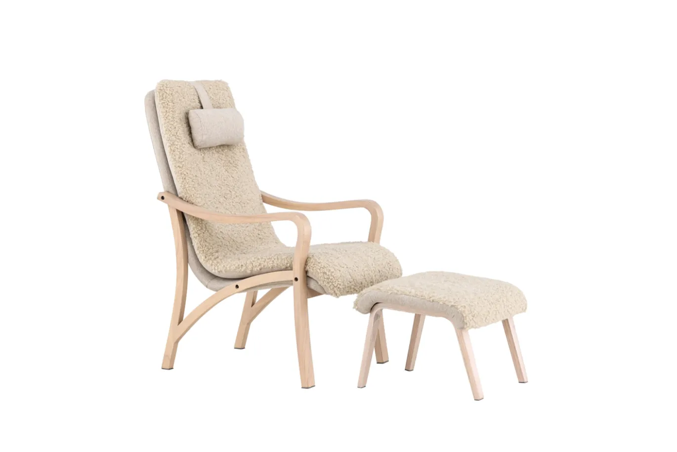 Fjôrd Fauteuil Fårö Houtlook Zand
