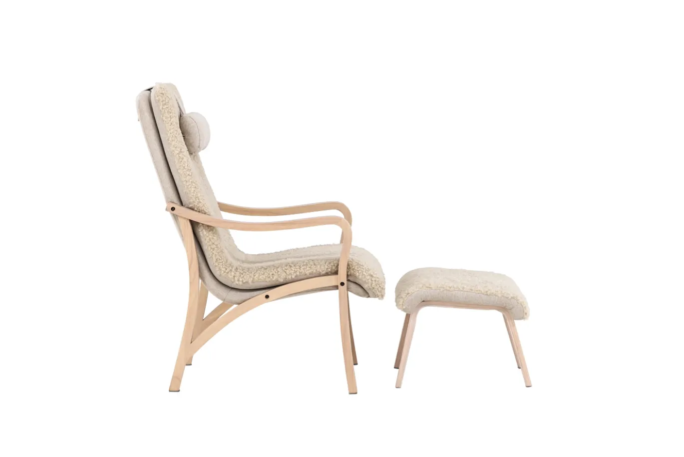 Fjôrd Fauteuil Fårö Houtlook Zand