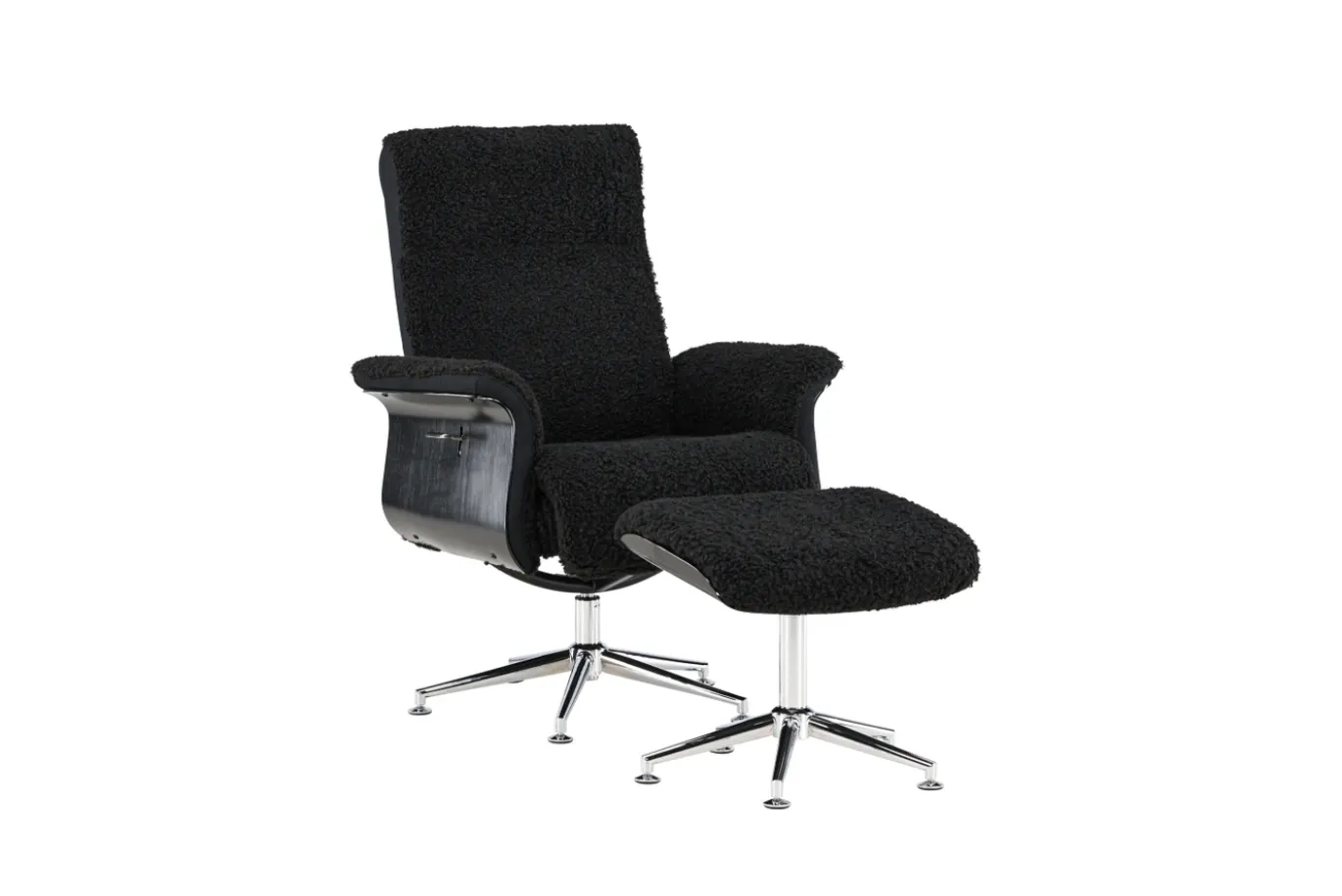 Fjôrd Fauteuil Hagön Donkergrijs/Zwart