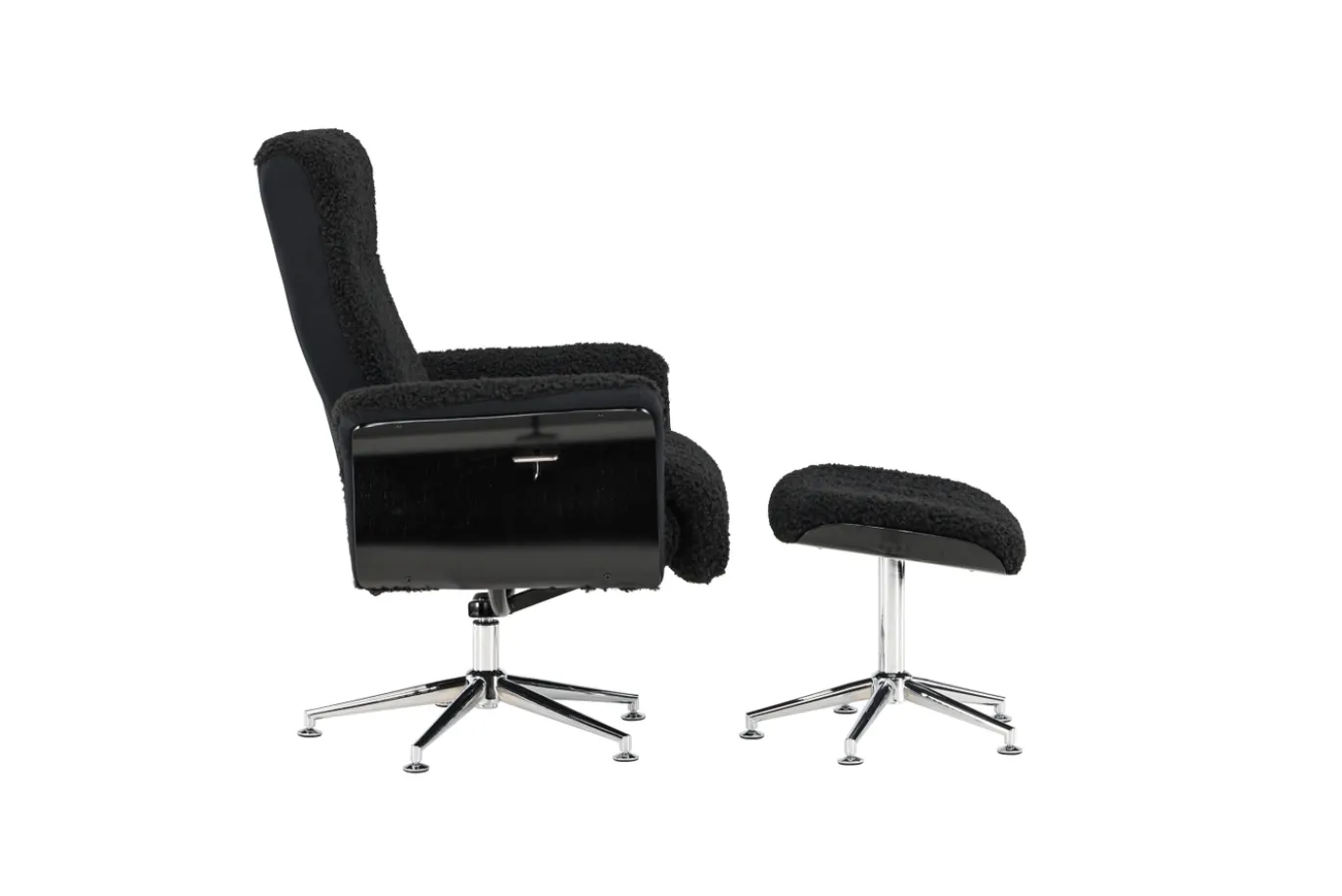 Fjôrd Fauteuil Hagön Donkergrijs/Zwart