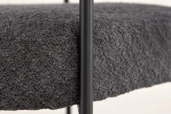 Fjôrd Fauteuil Hökåsen x Josefin Lustig Donkergrijs Bouclé