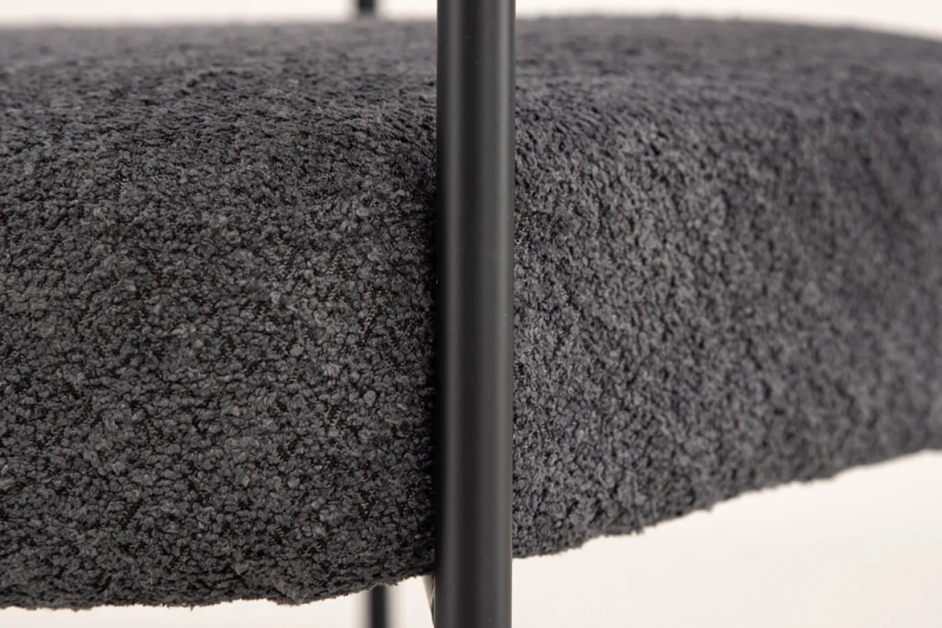Fjôrd Fauteuil Hökåsen x Josefin Lustig Donkergrijs Bouclé