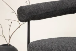 Fjôrd Fauteuil Hökåsen x Josefin Lustig Donkergrijs Bouclé