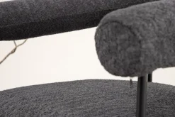 Fjôrd Fauteuil Hökåsen x Josefin Lustig Donkergrijs Bouclé