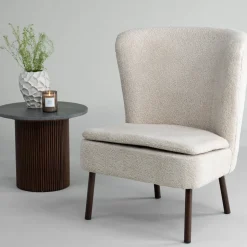 Fjôrd Fauteuil Hällsö Bruin/Beige Boucle