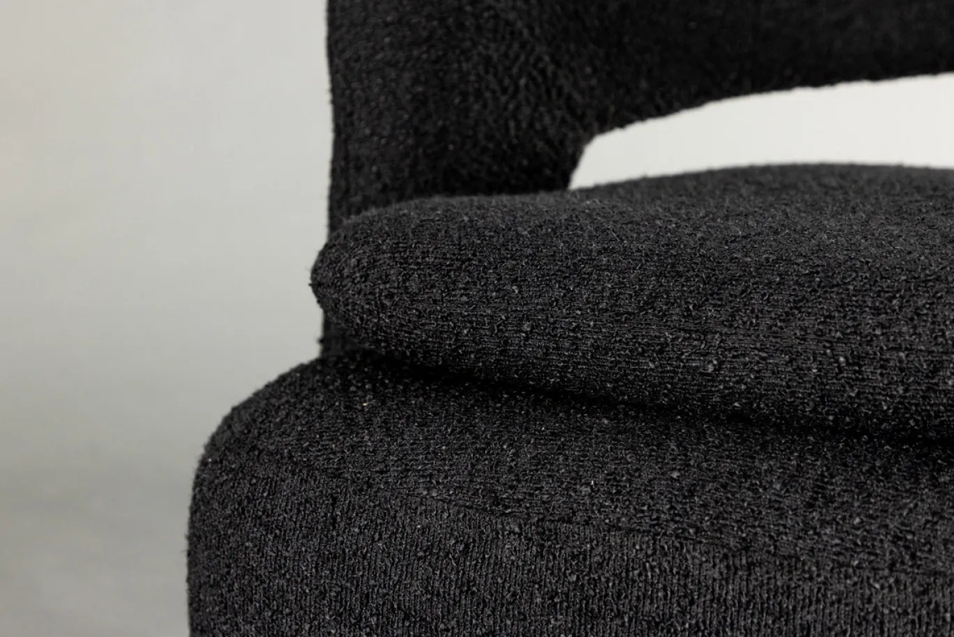 Fjôrd Fauteuil Laurel Zwart Boucle