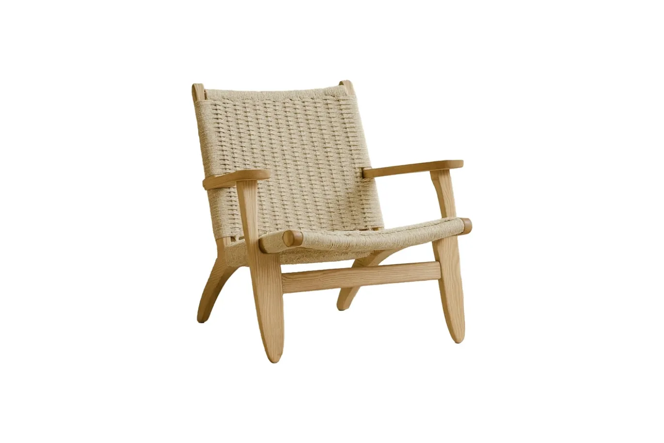 Fjôrd Fauteuil Lazy Polyester Rope Whitewash