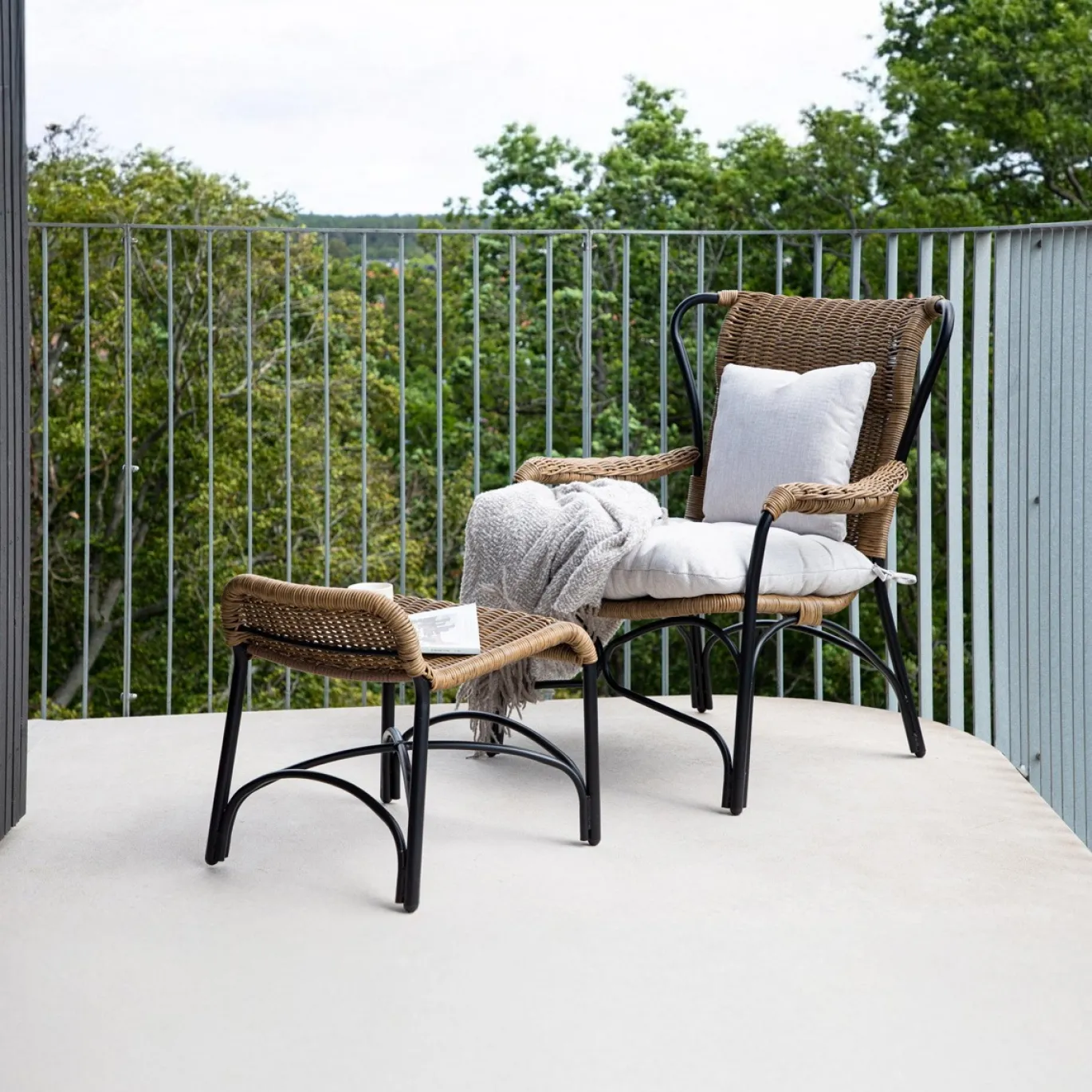Fjôrd Fauteuil Loreto Naturel Rotan