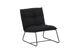 Fjôrd Fauteuil Madison Zwart Linnen