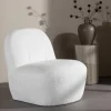 Fjôrd Fauteuil Mahla Wit Bouclé