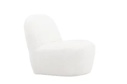 Fjôrd Fauteuil Mahla Wit Bouclé