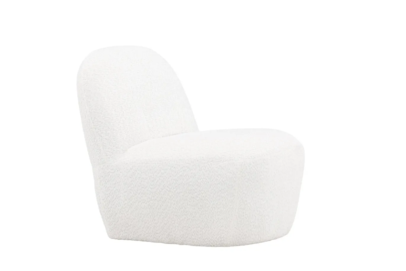 Fjôrd Fauteuil Mahla Wit Bouclé