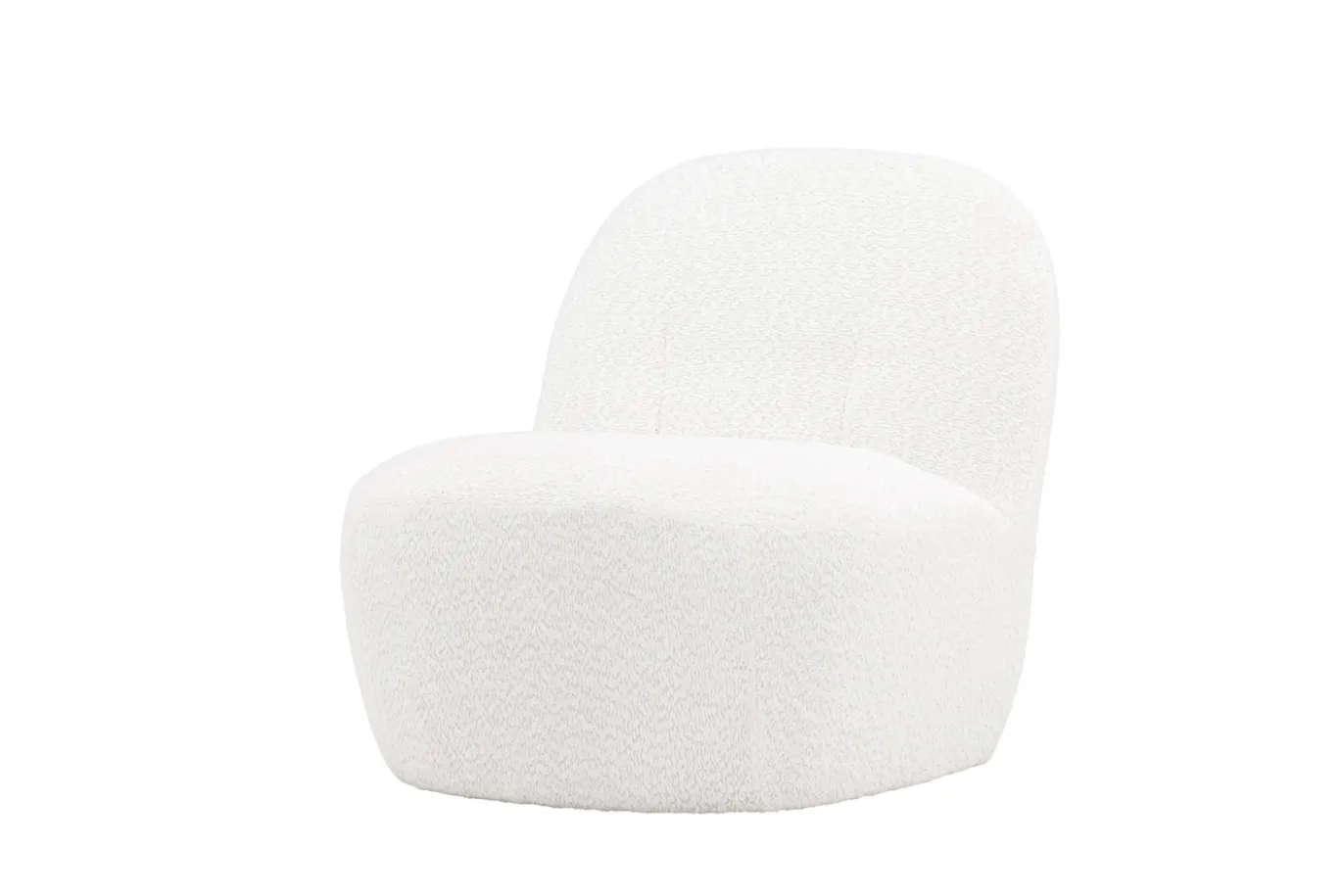 Fjôrd Fauteuil Mahla Wit Bouclé