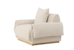Fjôrd Fauteuil Mollösund 1-Zits Beige Linnen