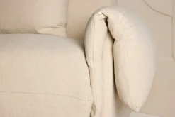 Fjôrd Fauteuil Mollösund 1-Zits Beige Linnen