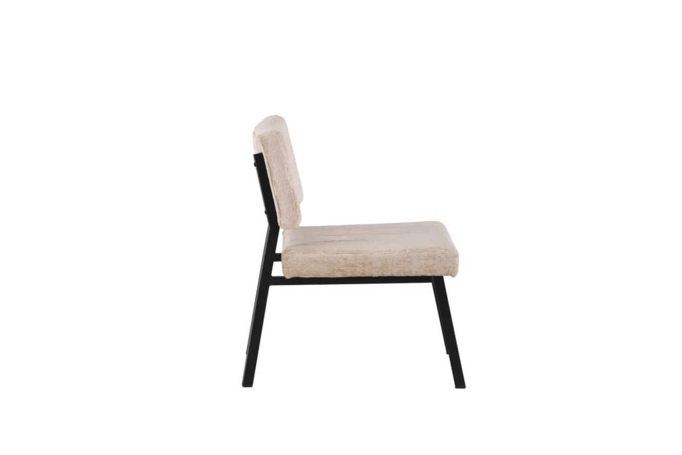 Fjôrd Fauteuil Monett Zwart/Beige Velvet