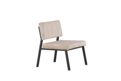 Fjôrd Fauteuil Monett Zwart/Beige Velvet