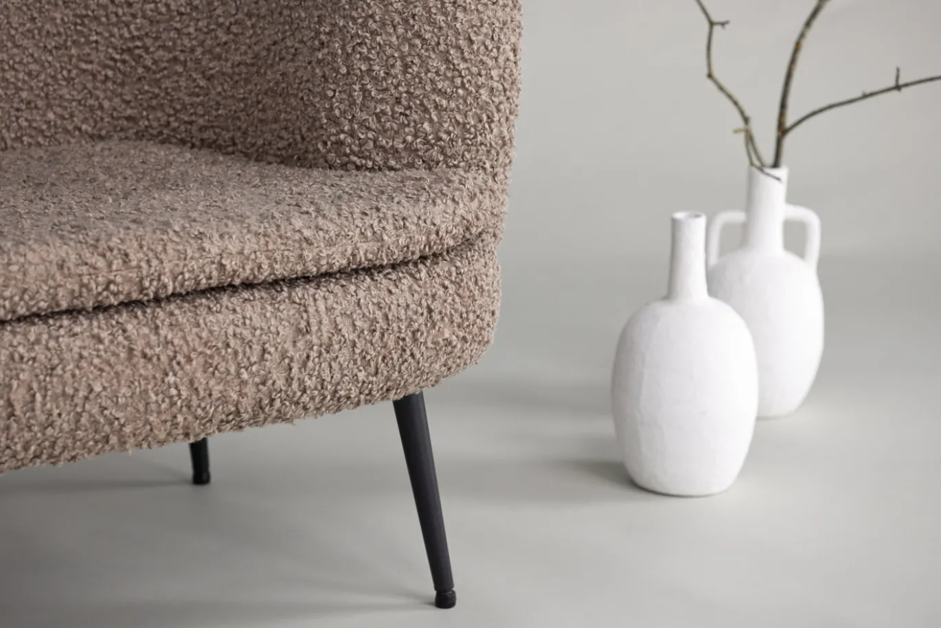 Fjôrd Fauteuil Nordkoster Beige Teddy