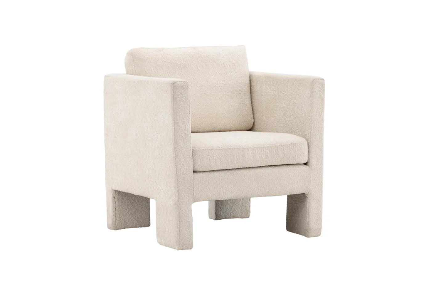 Fjôrd Fauteuil Ragusa Wit Stof