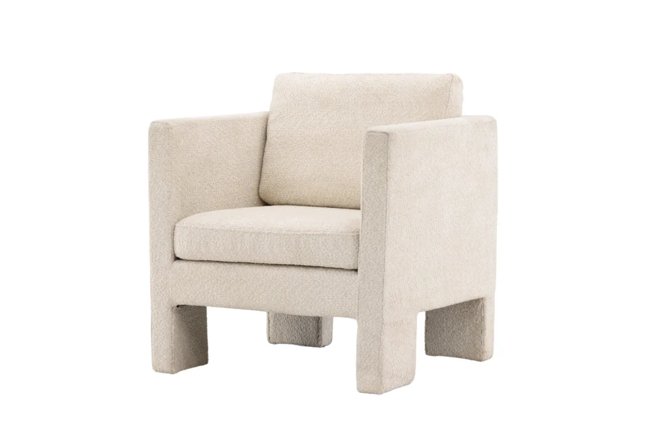 Fjôrd Fauteuil Ragusa Wit Stof