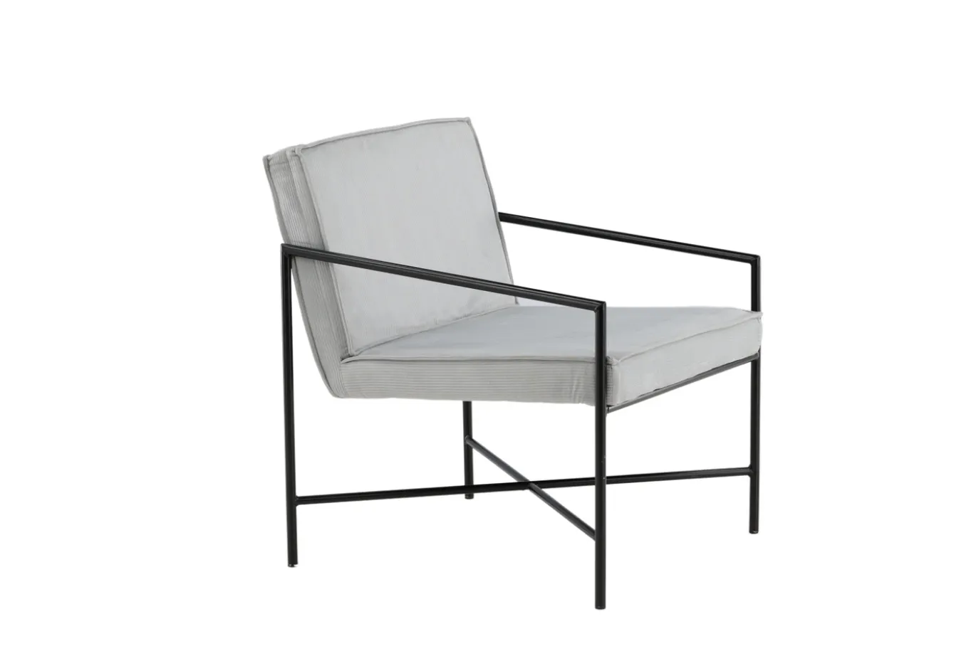 Fjôrd Fauteuil Rakel Grijs Corduroy