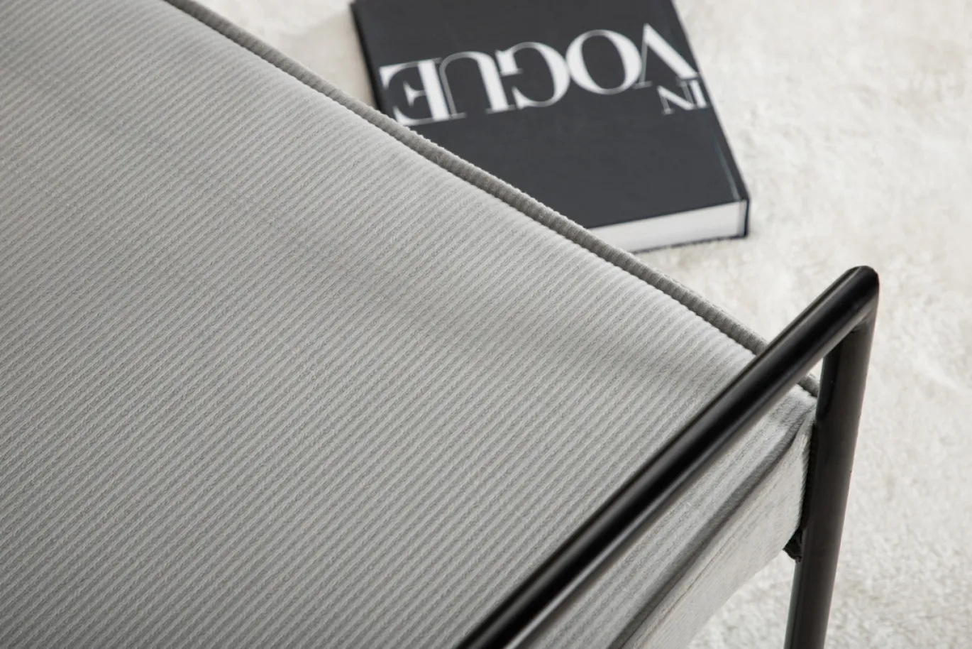 Fjôrd Fauteuil Rakel Grijs Corduroy